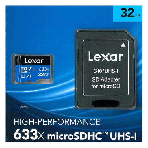 LEXAR MICRO SDHC 633X UHS-I 32GB - Grande Marvin