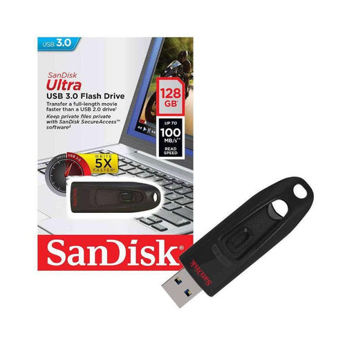 SANDISK FLASH DRIVE ULTRA USB 3.0 128GB - Grande Marvin