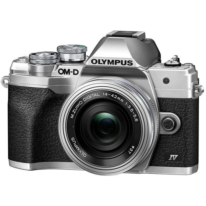 OLYMPUS OM-D E-M10 MARK IV + OB. 14-42MM SILVER