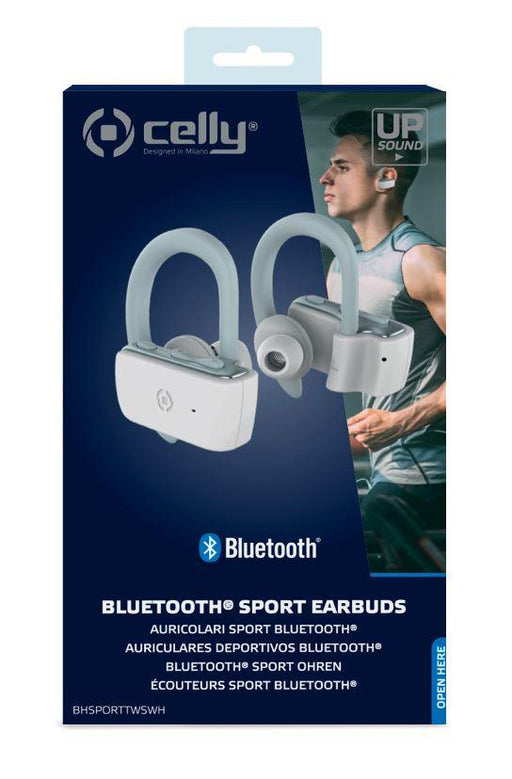 CELLY AURIC.BLUETOOTH SPORT TWS WHITE - Grande Marvin