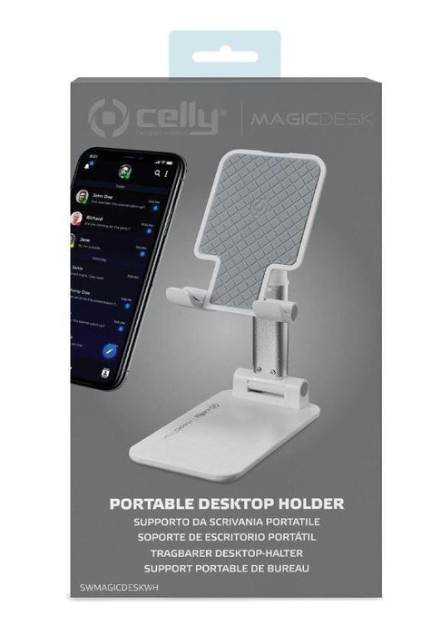 CELLY SUPPORTO DA SCRIVANIA PORTATILE WHITE - Grande Marvin