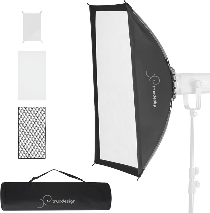 TRUX SOFTBOX 60X90CM GRIGLIA