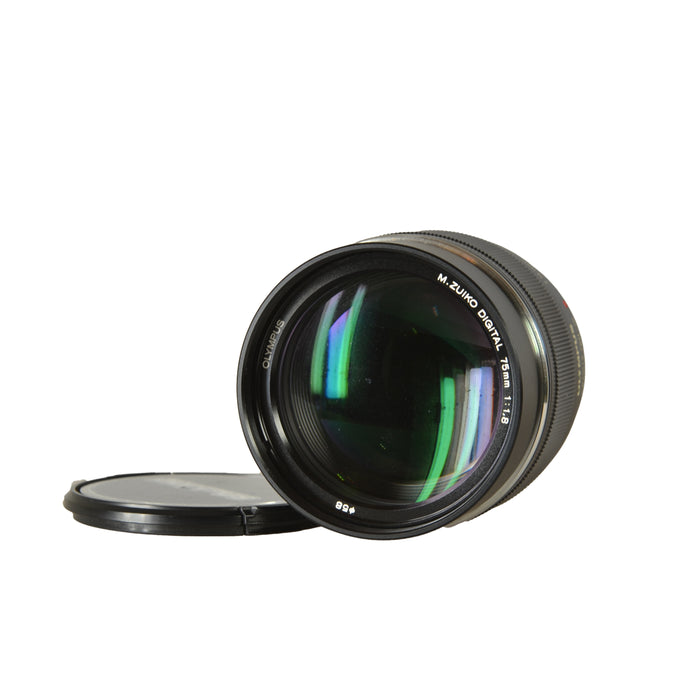 OLYMPUS 75mm F 1.8 ZUIKO BLACK - USATO