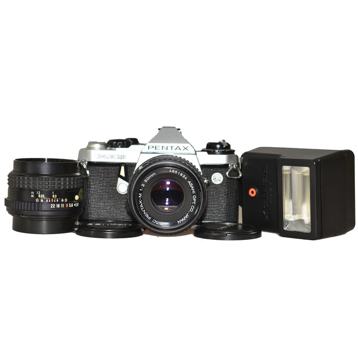 PENTAX ME SUPER + 50mm F2,0 + 28mm F2,8