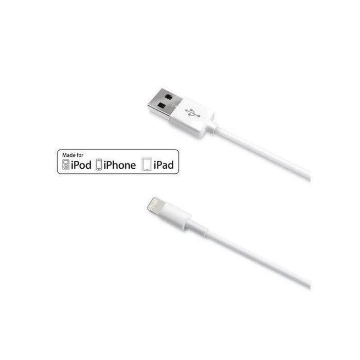 CELLY USB LIGHTNING CABLE WHITE