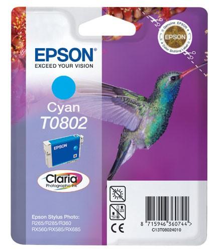 EPSON CARTUCCIA T0802 INK CIANO - Grande Marvin