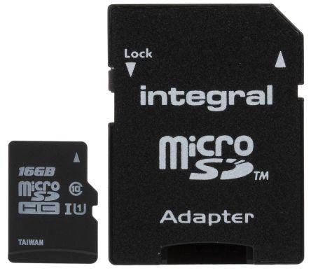 INTEGRAL MICRO SDHC CLASSE 10 16GB