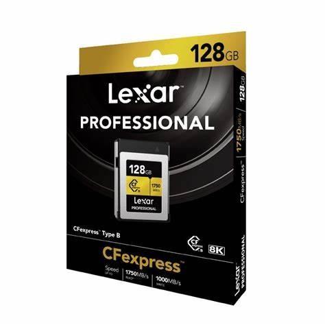 LEXAR CF EXPRESS PRO TYPE-B GOLD 128GB - Grande Marvin