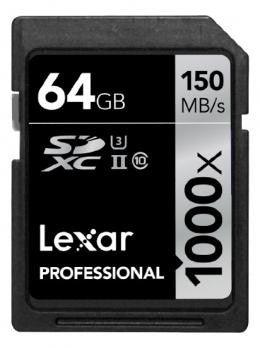 LEXAR SDXC UHS-II 1000X 64GB - Grande Marvin